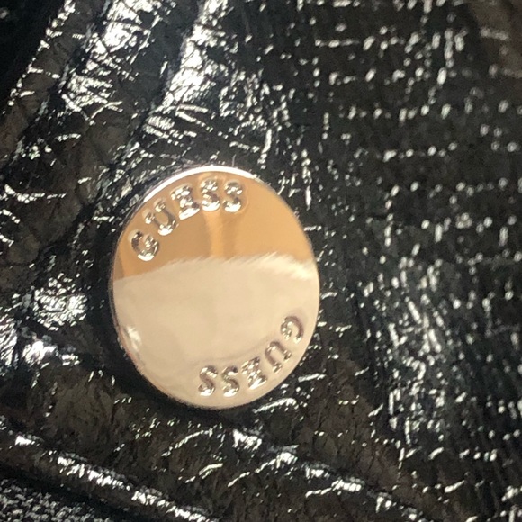 Guess woman’s back faux leather biker jacket - Picture 3 of 10